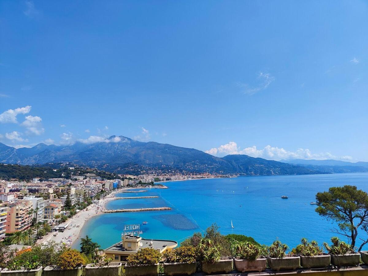 Le Coq -Splendide Vue -Magnifique Piscine -Parking Daire Cap-d'Ail Dış mekan fotoğraf